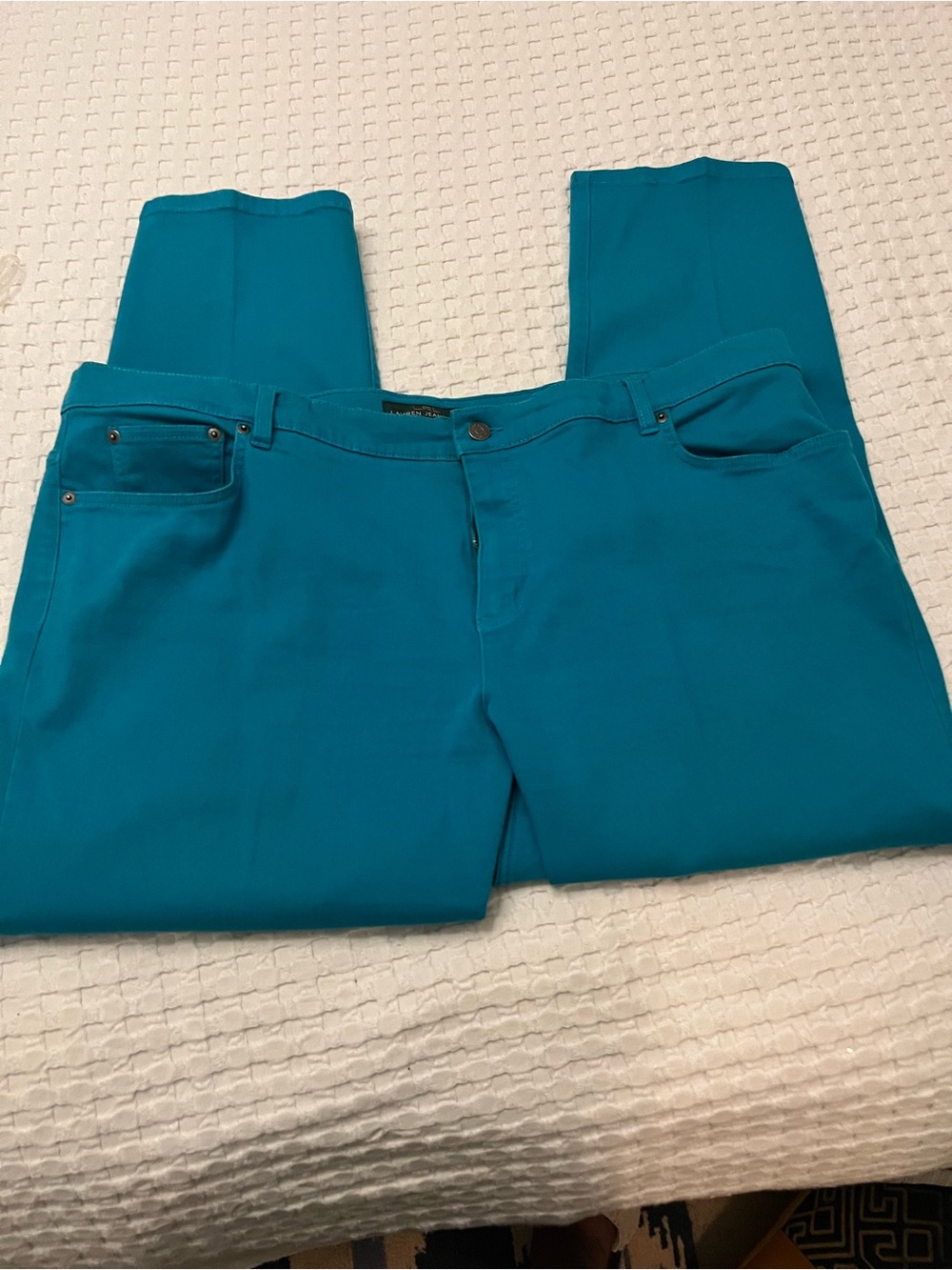 Ralph Lauren Teal Slim Jeans